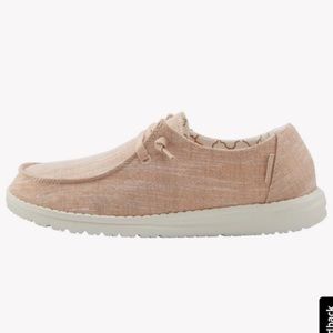 Size 8 Women’s Hey Dude Sparkling Rose Gold - Brand new